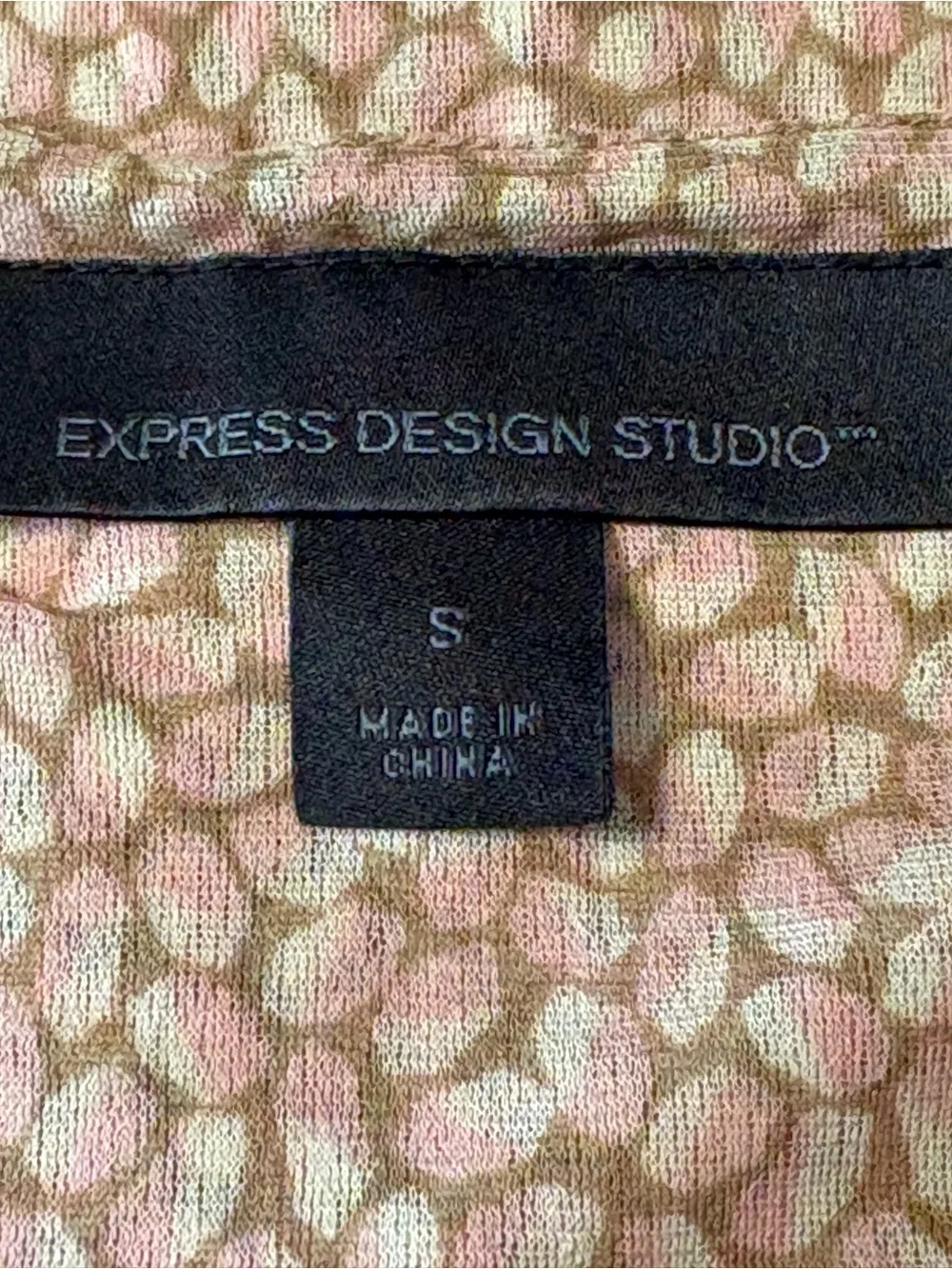 Express Design Studio Vintage sheer mesh blouse - Picture 4 of 5